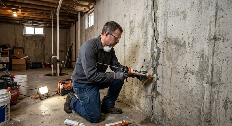 Basement Crack Repair in Miami Beach, FL