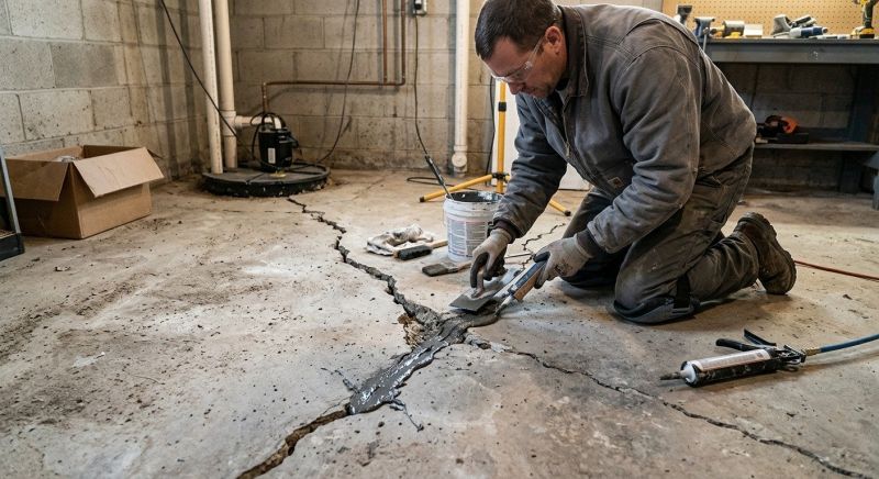Cracked Basement Floor Repair in Miami Beach, FL