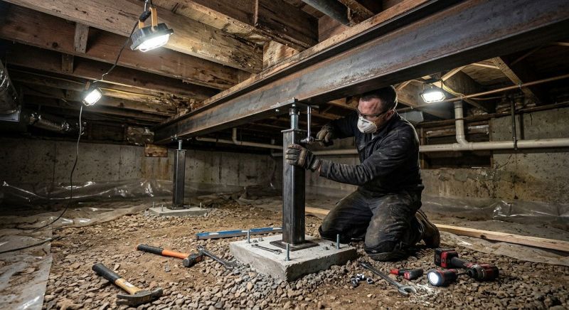 Crawlspace Structural Repair in Miami Beach, FL