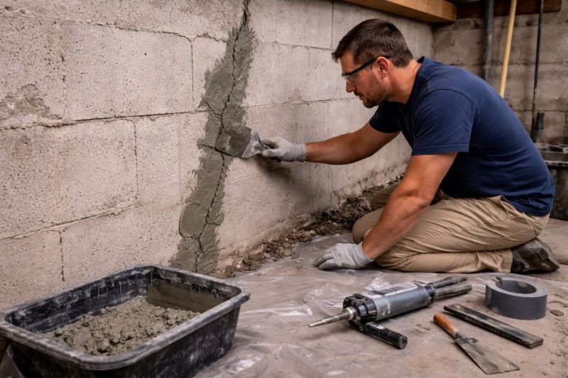 Foundation Crack Repair in Key Biscayne, FL