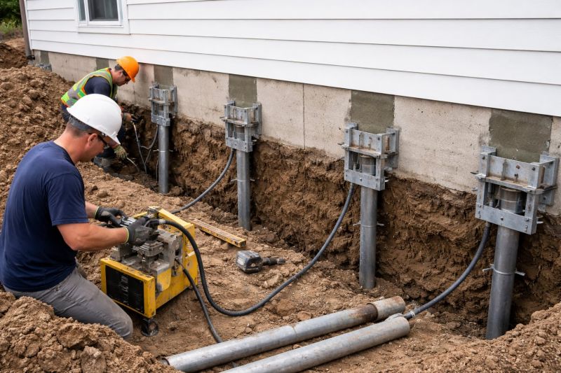 Helical Piers Installation in Miami Beach, FL