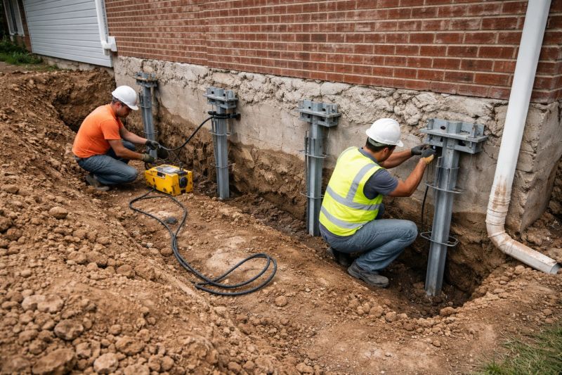 Helical Piers Installation in Miami Beach, FL
