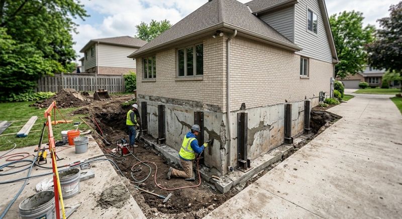 Sinking Foundation Repair in Broward County, FL